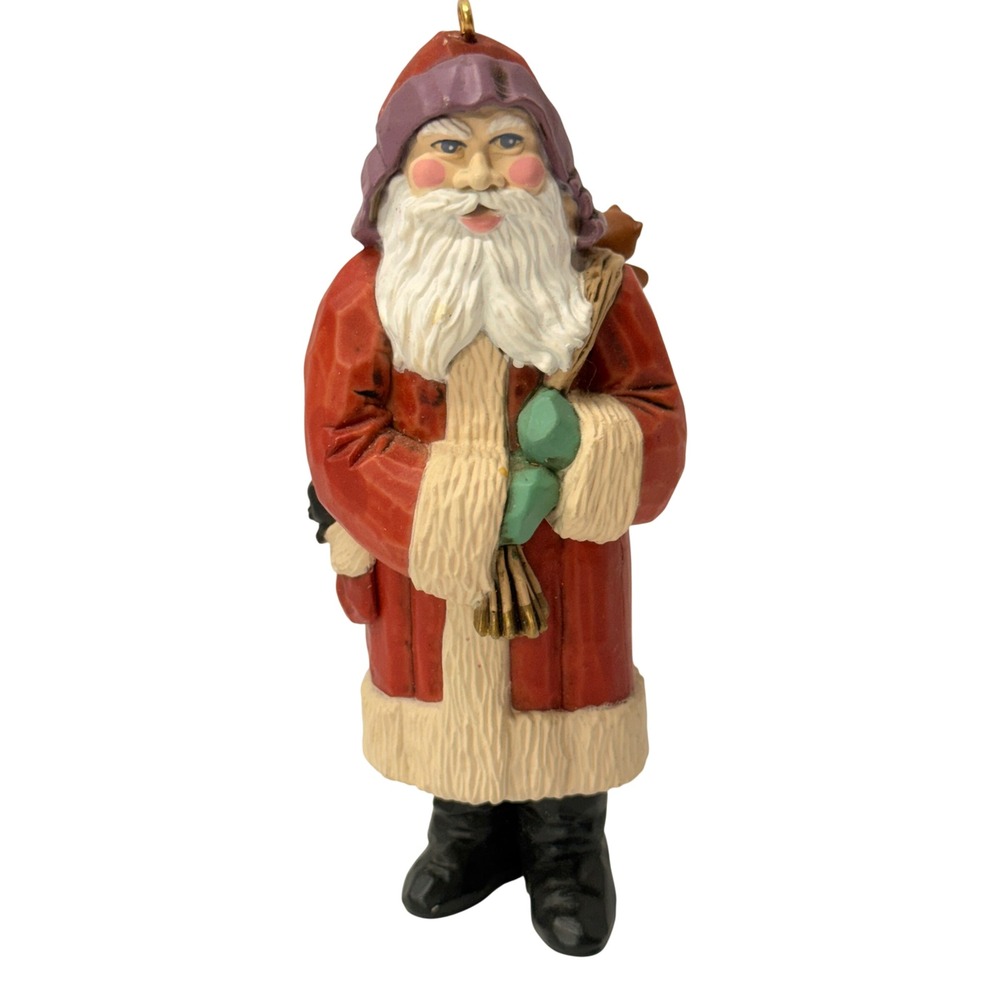 Vintage 1988 Hallmark Keepsake Santa Claus Ornament‎ Old World Father Christmas